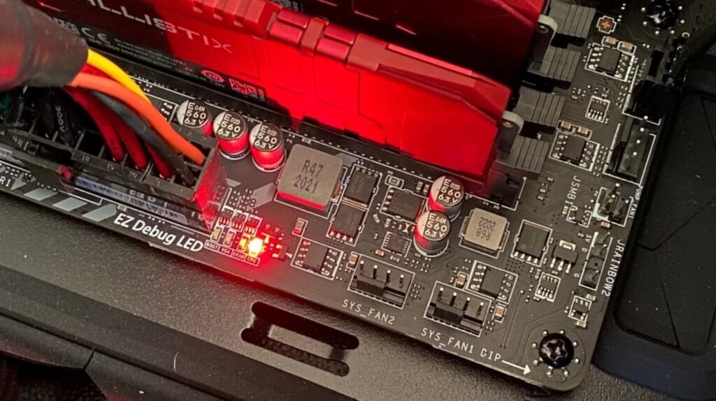 Why Is There a Red Light on My Motherboard