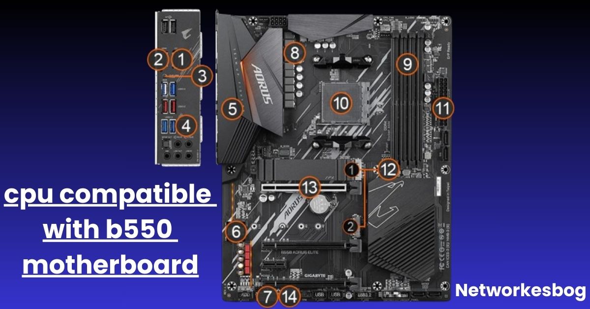 cpu compatible with b550 motherboard